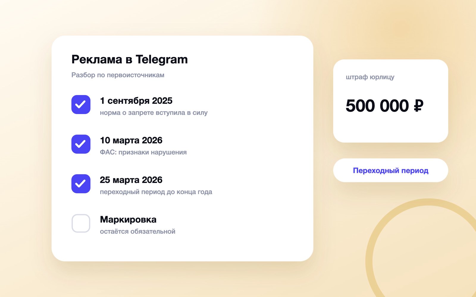 Запрет рекламы в Telegram: даты и последствия
