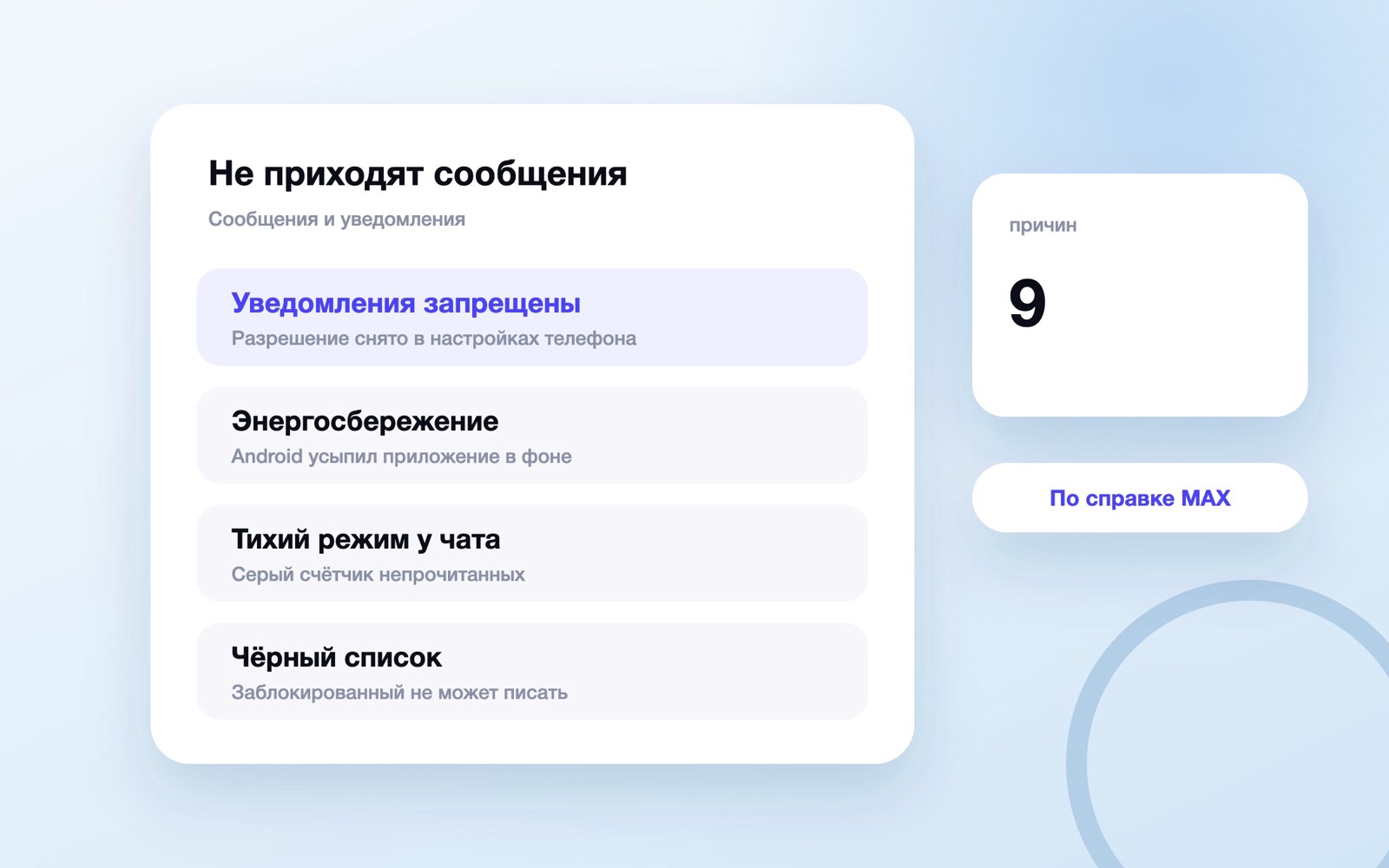 Девять причин, почему не приходят сообщения