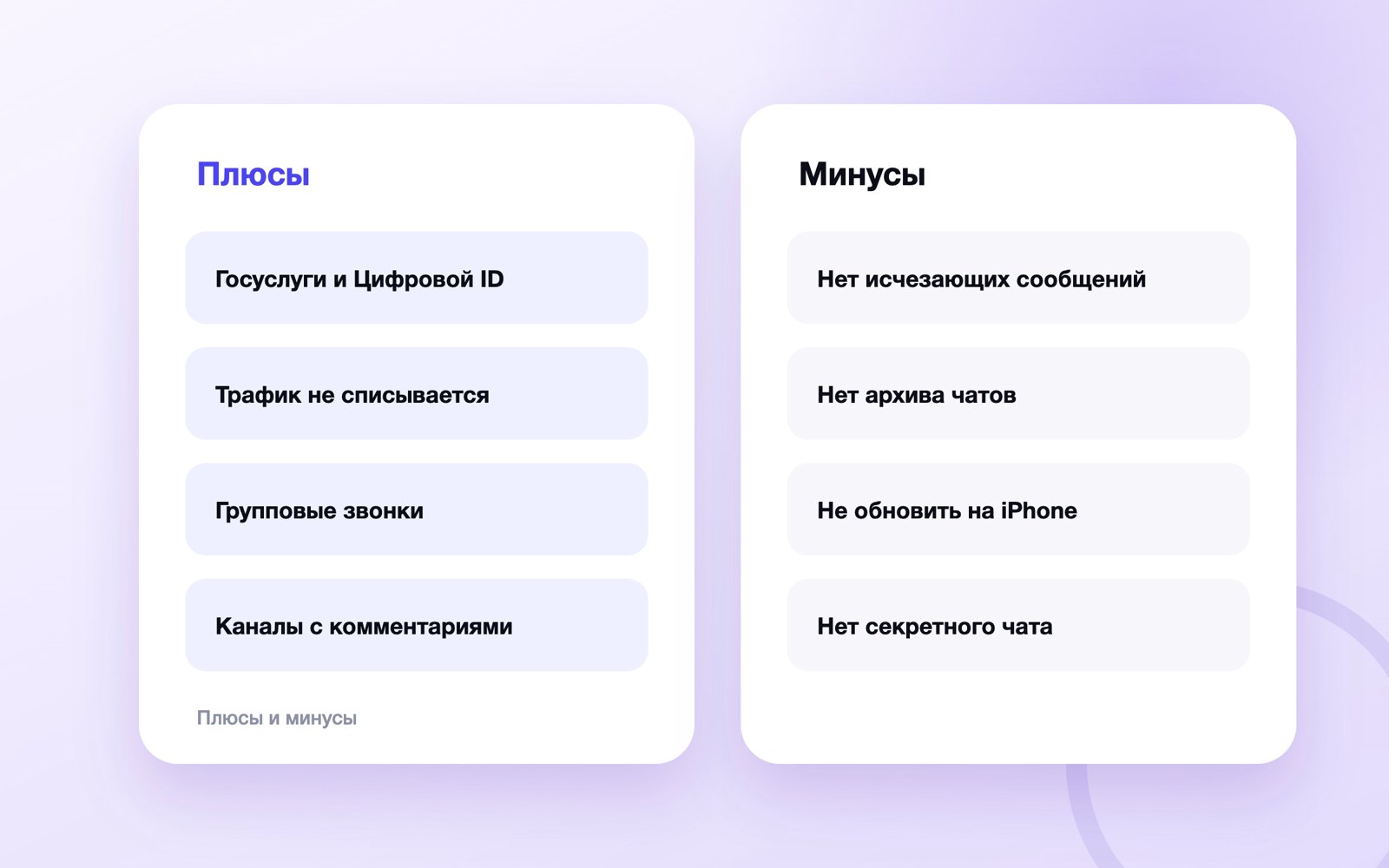 Плюсы и минусы мессенджера MAX