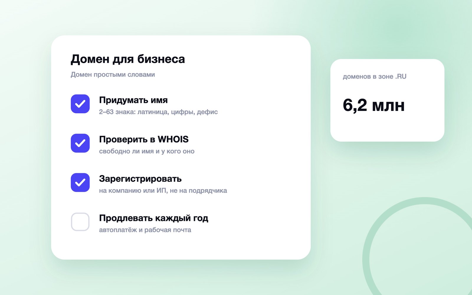 Четыре шага к своему домену для бизнеса