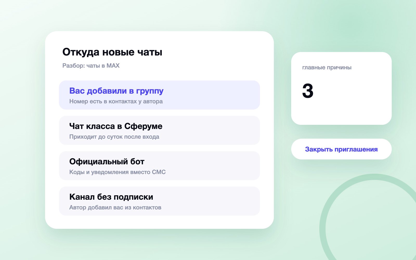 Откуда в MAX появляются чаты, в которые вы не вступали