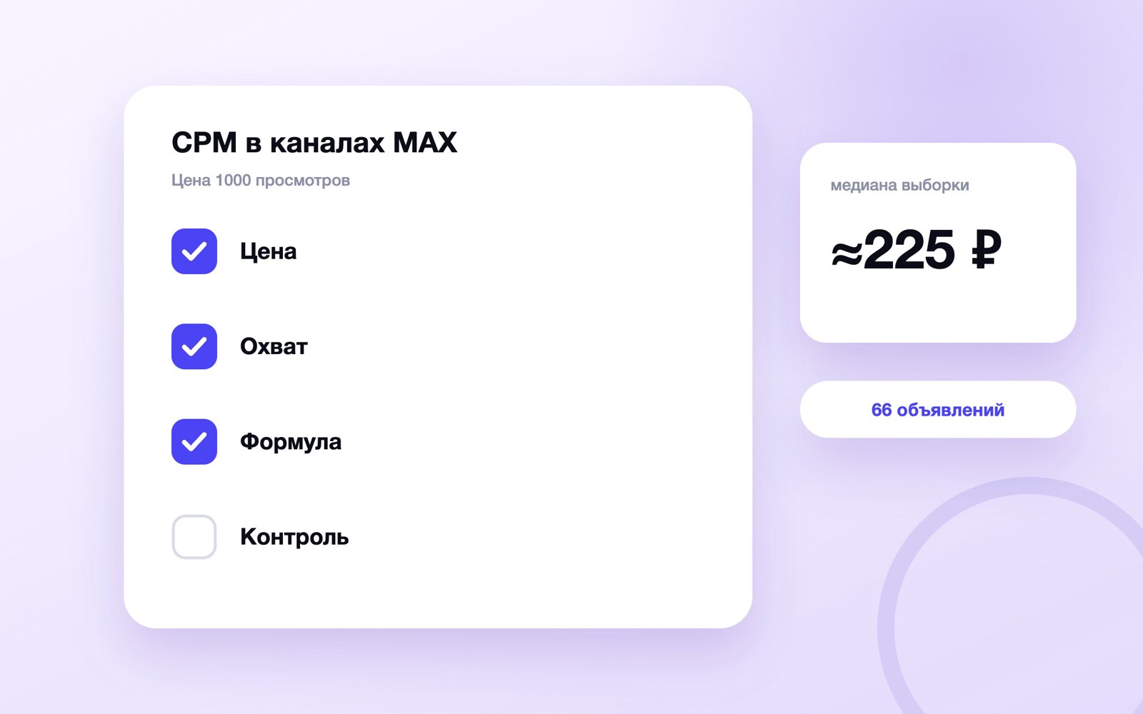 CPM в каналах MAX