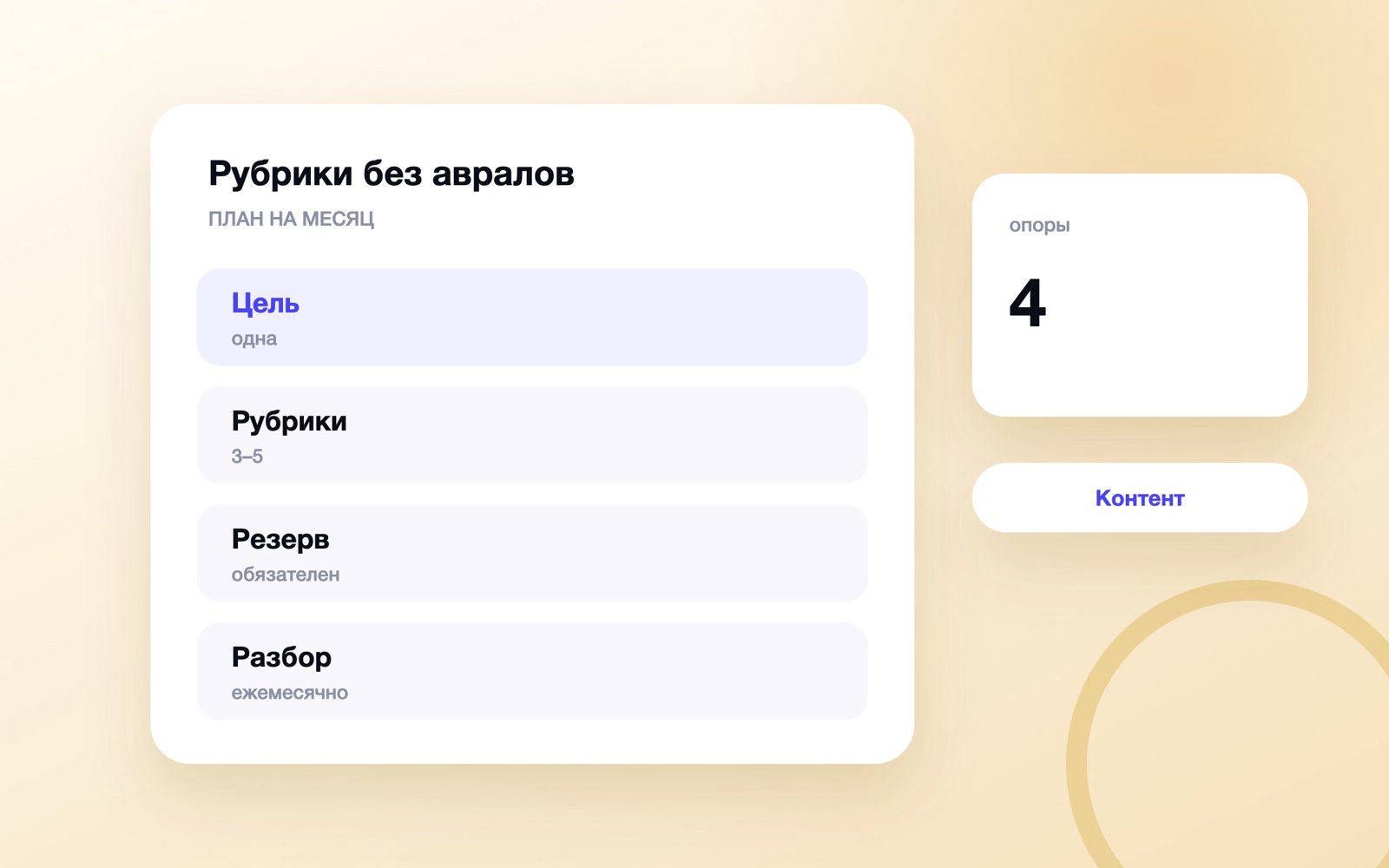 Контент-план для Telegram-канала