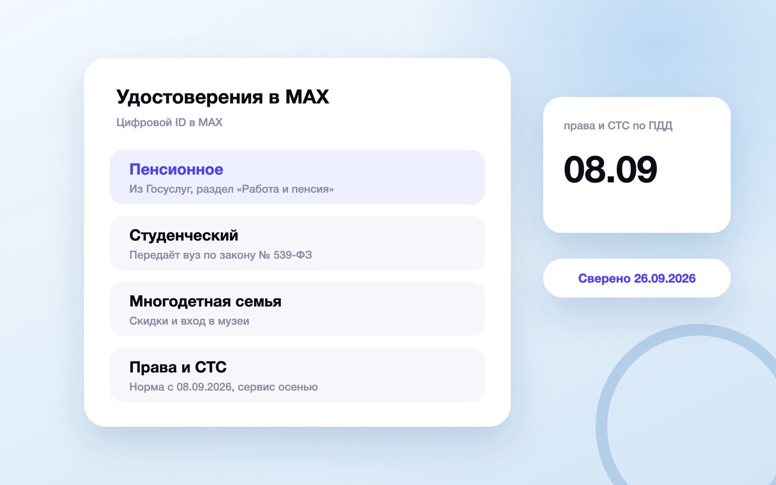 Удостоверения в Цифровом ID MAX