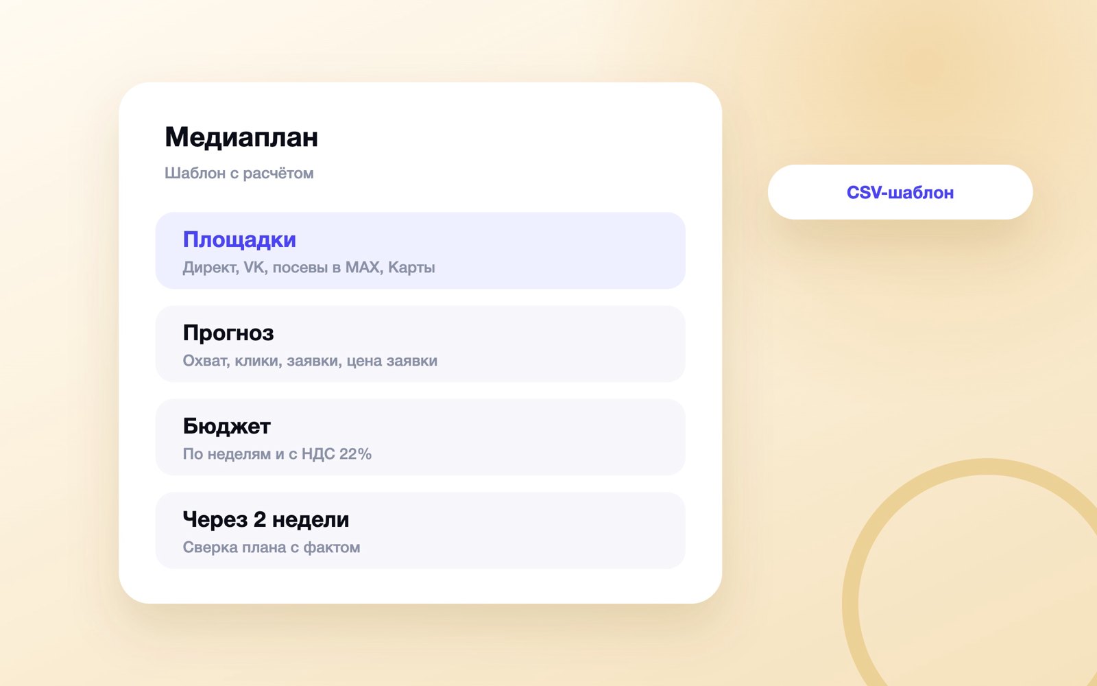 Медиаплан рекламной кампании: площадки, прогноз и бюджет