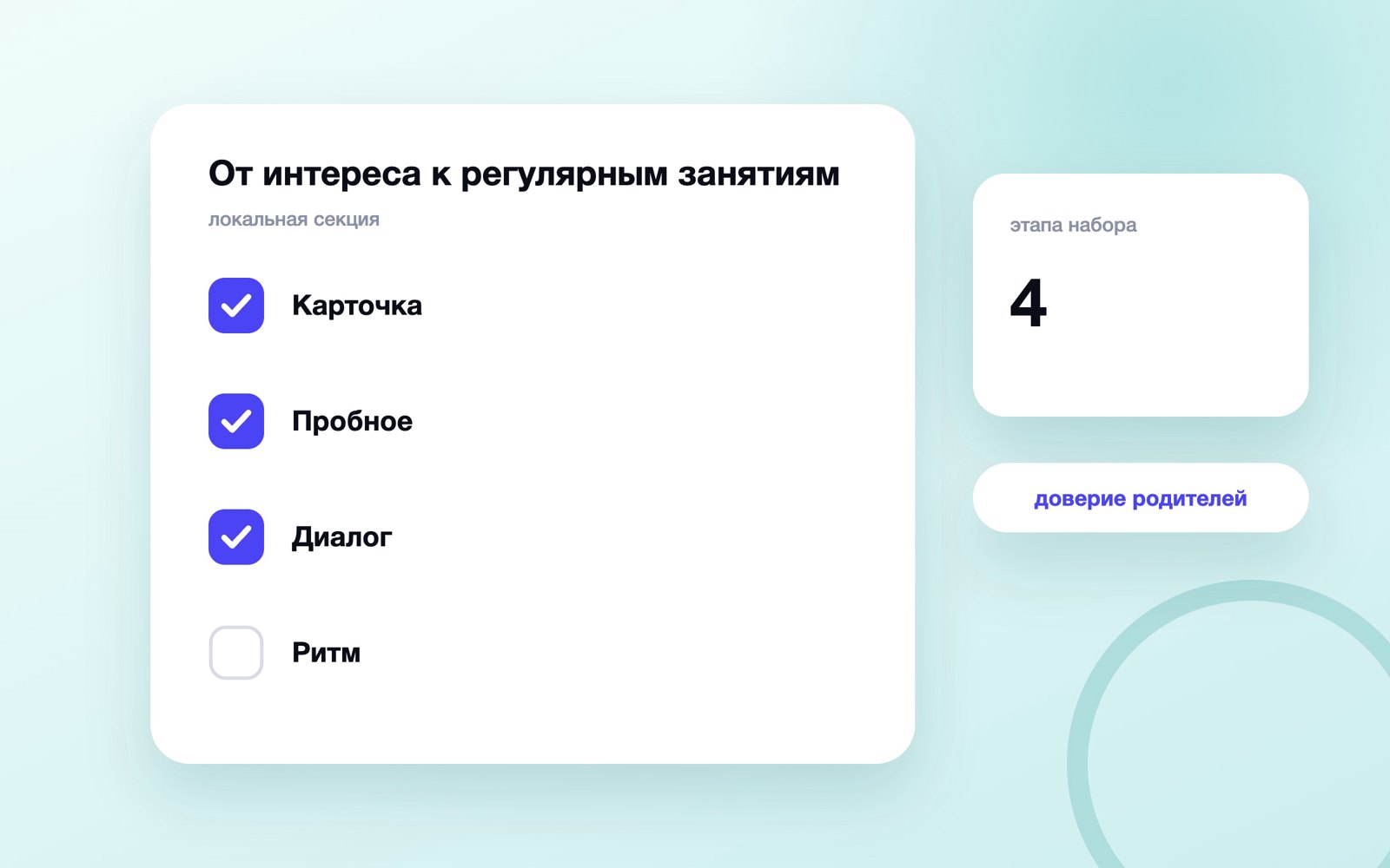 От интереса к регулярным занятиям