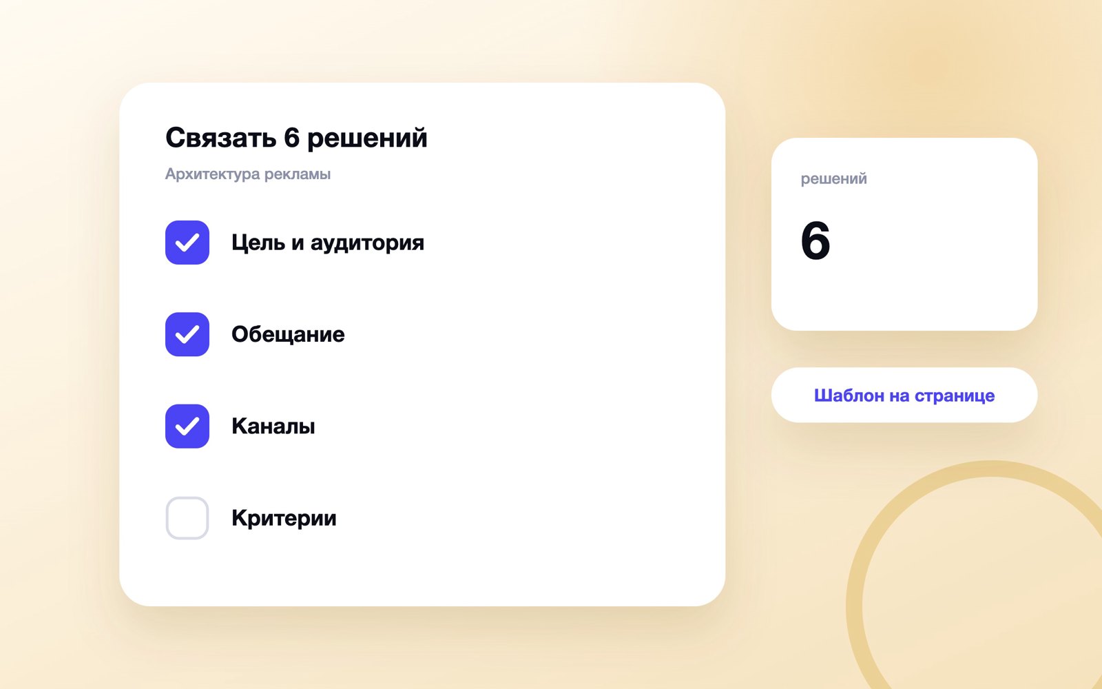 Шесть решений рекламной стратегии