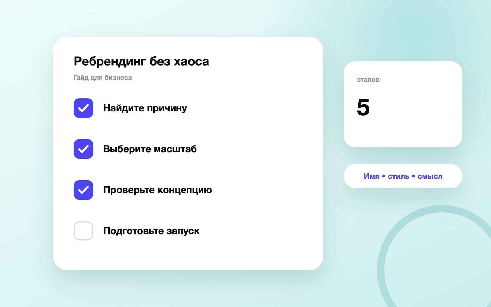 Пять этапов ребрендинга компании без хаоса