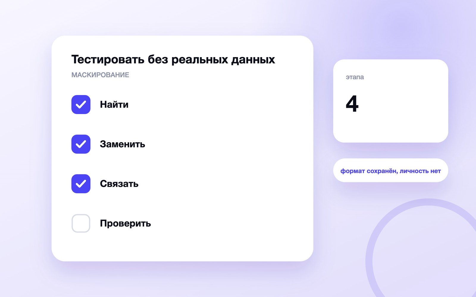 Тестировать без реальных данных