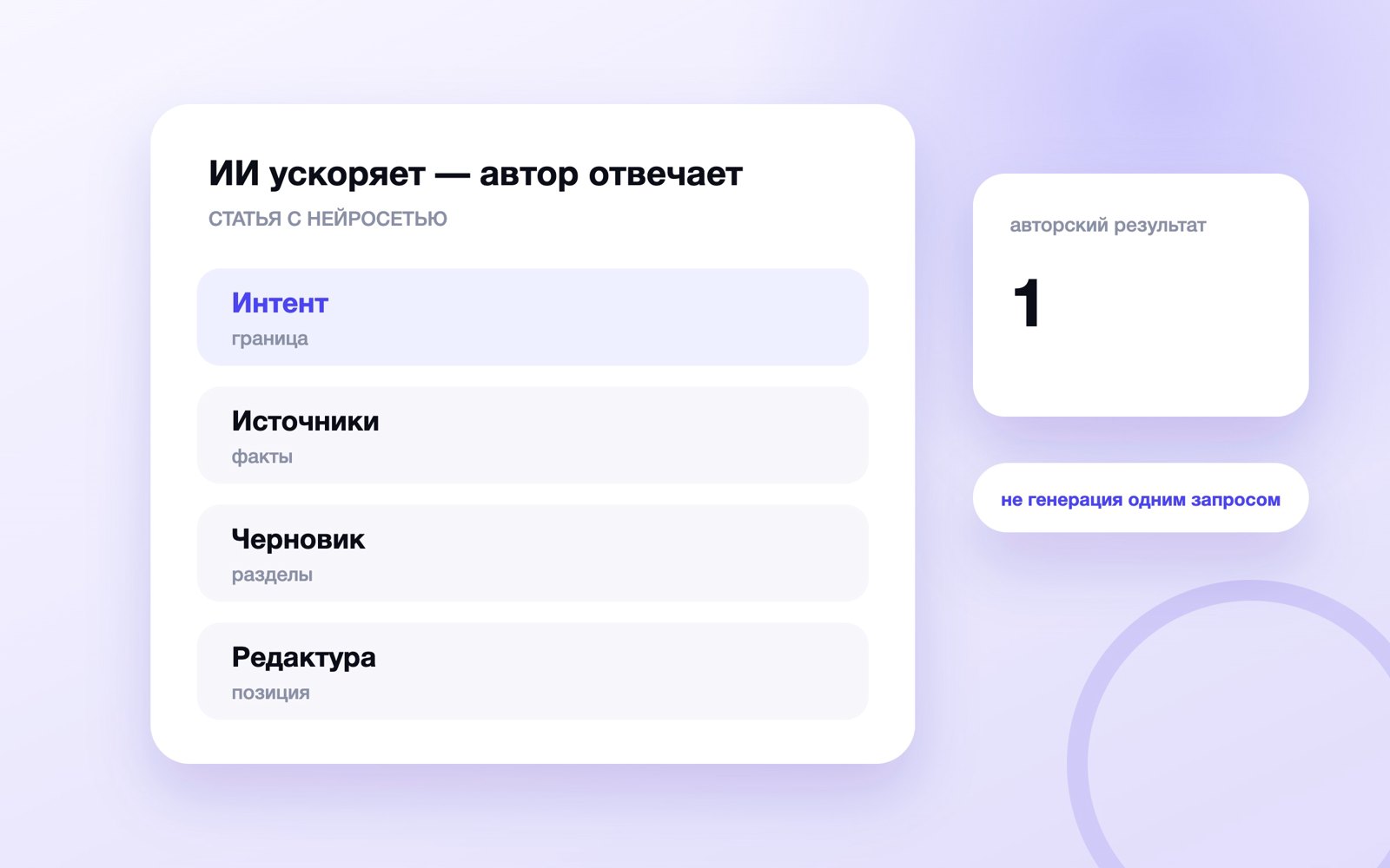 ИИ ускоряет — автор отвечает