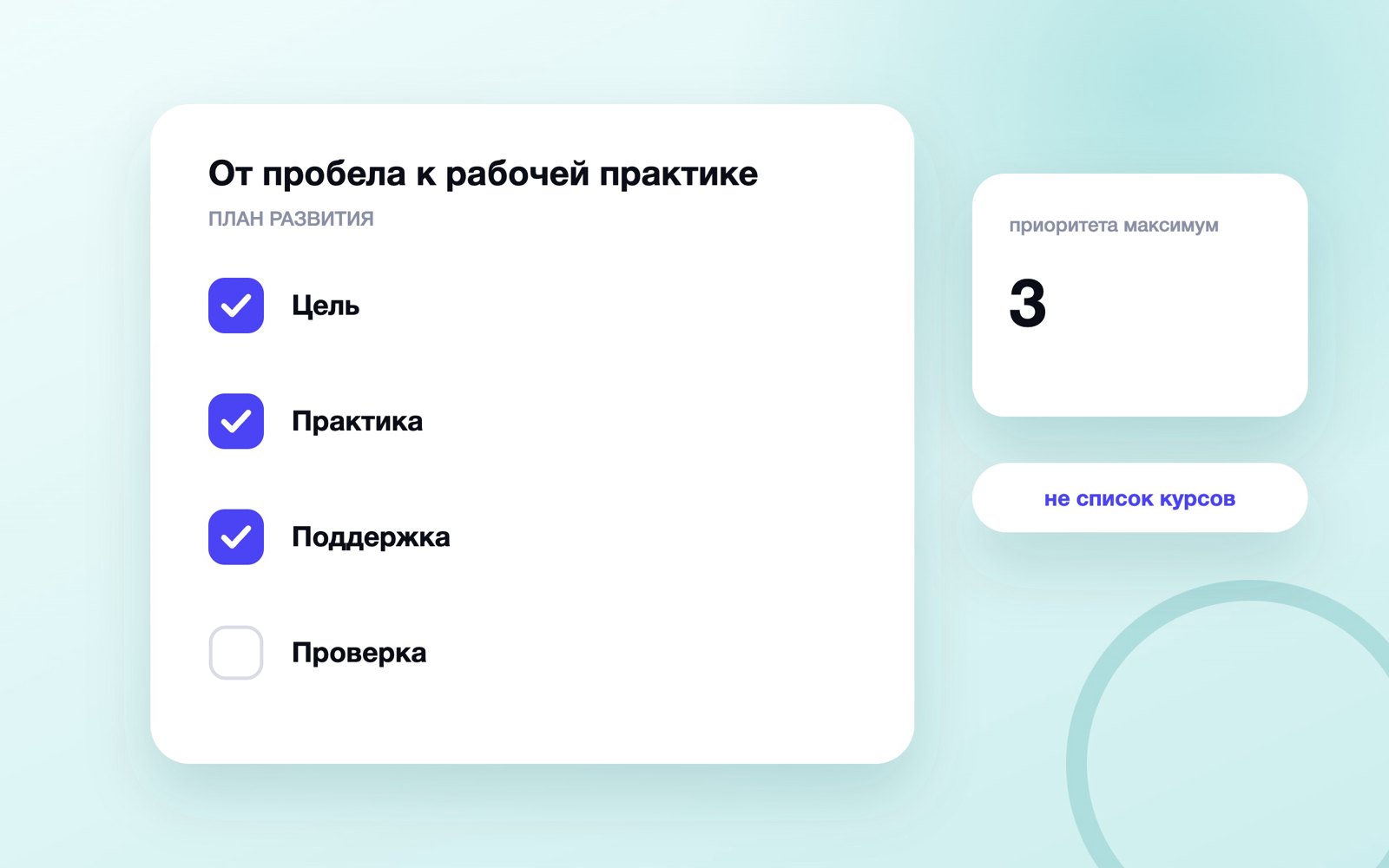 От пробела к рабочей практике